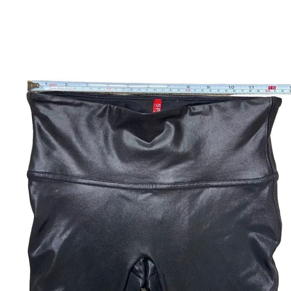 Spanx‎ Faux Leather Moto Leggings Black Women’s Size Small - Picture 5 of 8